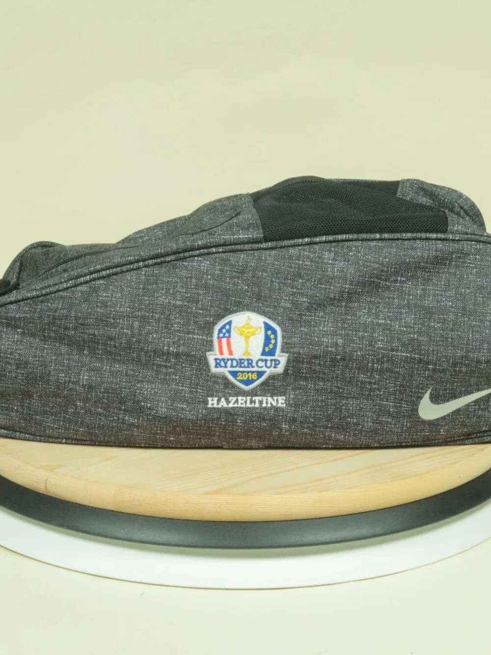 Nike Ryder Cup Hazeltine Golf Shoe Tote Bag Gray EY Ernst & Young New